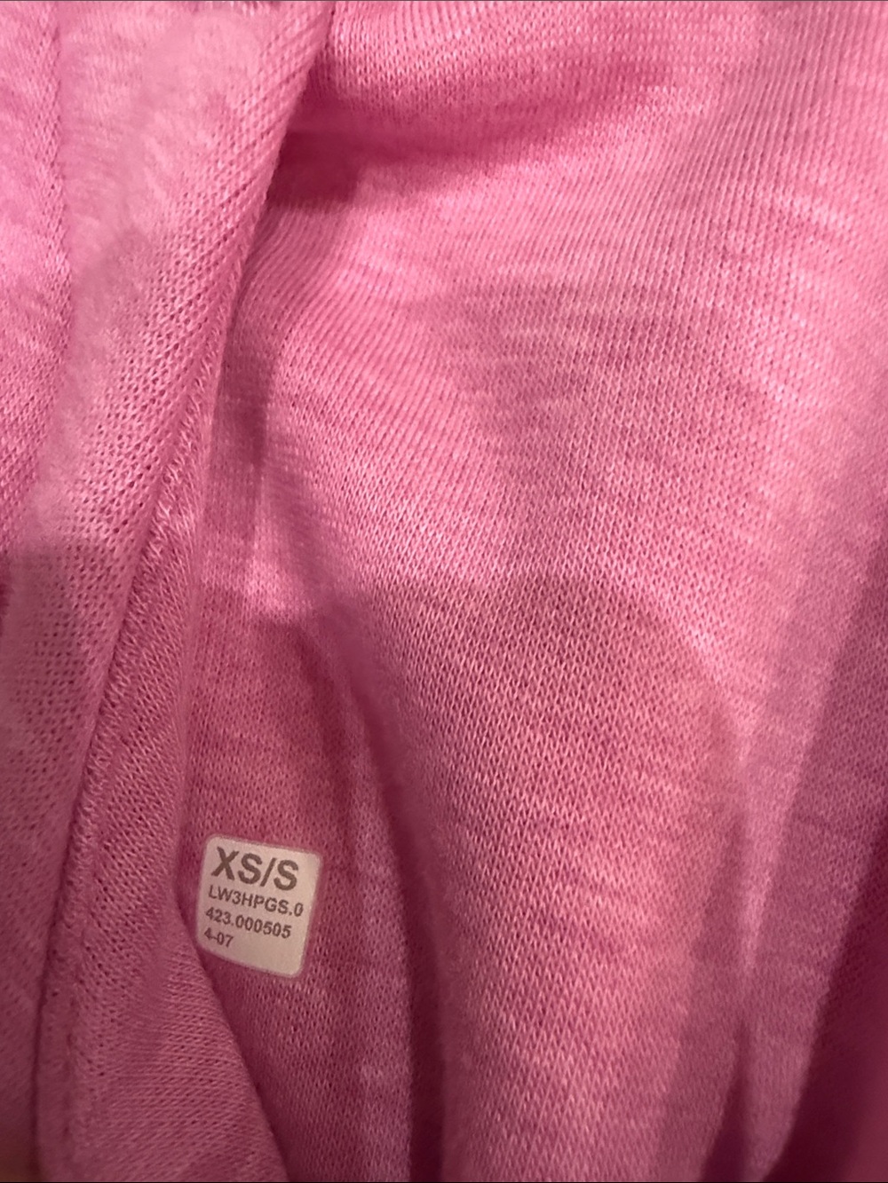 lululemon athletica Heathered Pink Half-Zip Hooded Pullover - Picture 5 of 6
